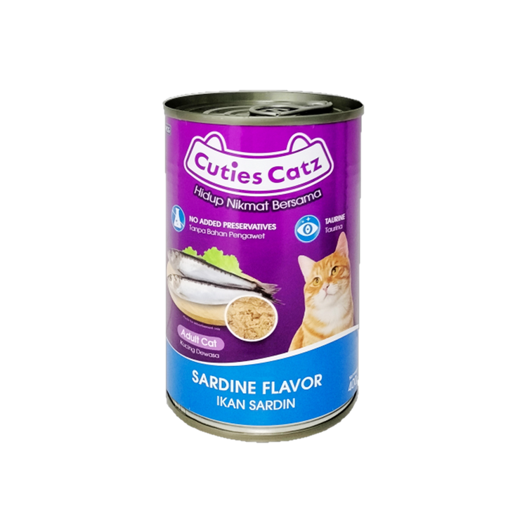 Cuties Catz Wet Cat Food - Sardine Flavor