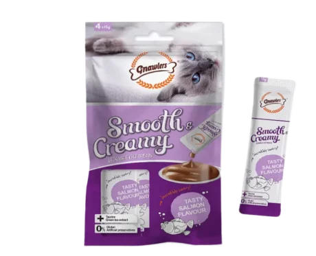 Gnawlers Smooth & Creamy Cat Treat Salmon