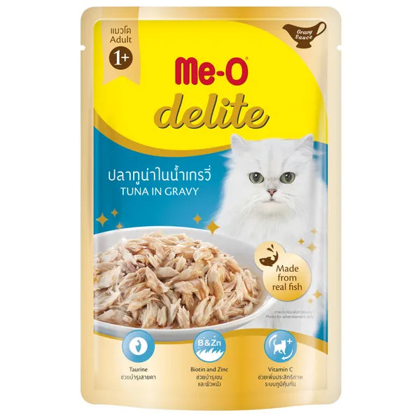 Me-O Delite Wet Cat Food (Adult) - Tuna in Gravy