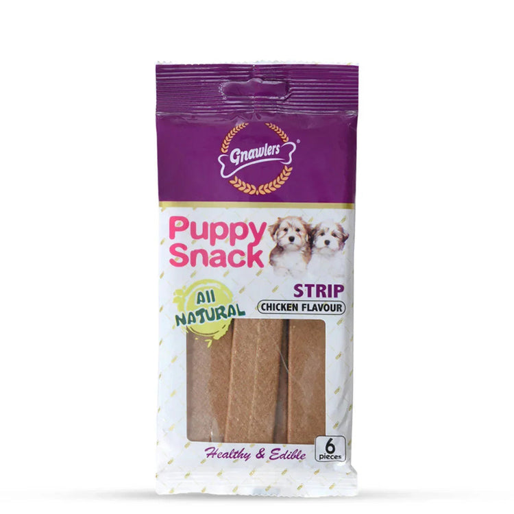 Gnawlers Puppy Snack Strip Chicken Flavour