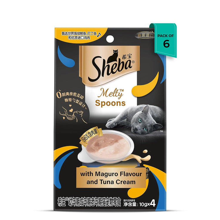 Sheba Melty Spoons Maguro Flavour & Tuna Cream