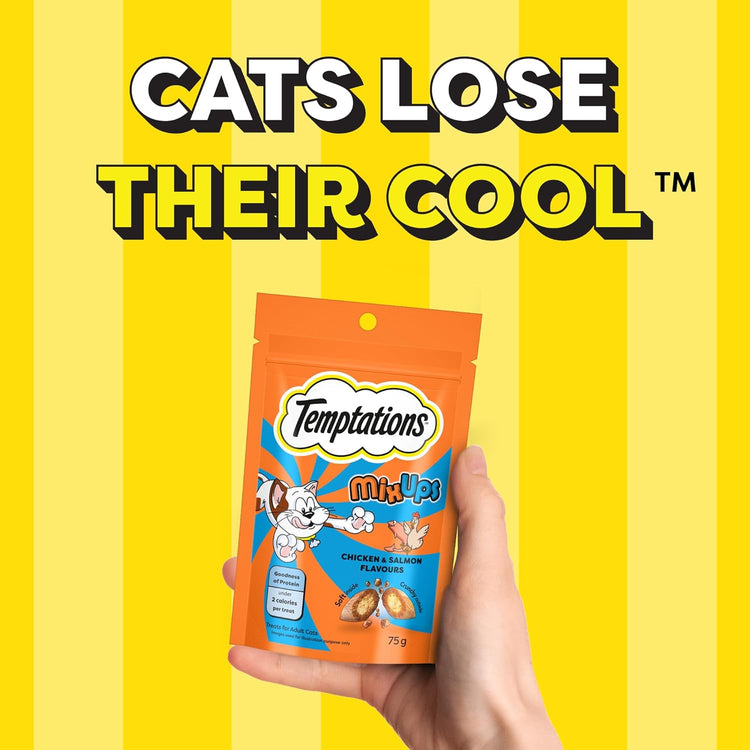 Temptations Mix Ups Pockets Chicken & Salmon Cat Treats