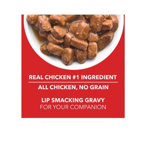 Drools Puppy Wet Dog Food, Real Chicken and Chicken Liver Chunks in Gravy,10 Pouches + 2 Pouches Free (12 x 60g)