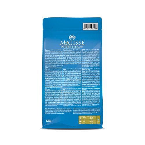 Farmina Matisse Kitten Food | Complete & Balanced Nutrition | for Kittens (1-12 Months) | Supports Healthy Growth & Brain Development | 1.5kg