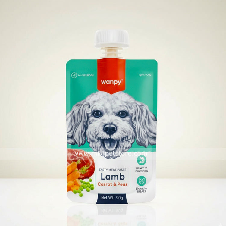 Wanpy Wet Dog Food - Lamb, Carrot & Peas
