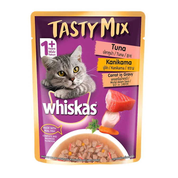 Whiskas Tuna Kanikama Carrot in Gravy