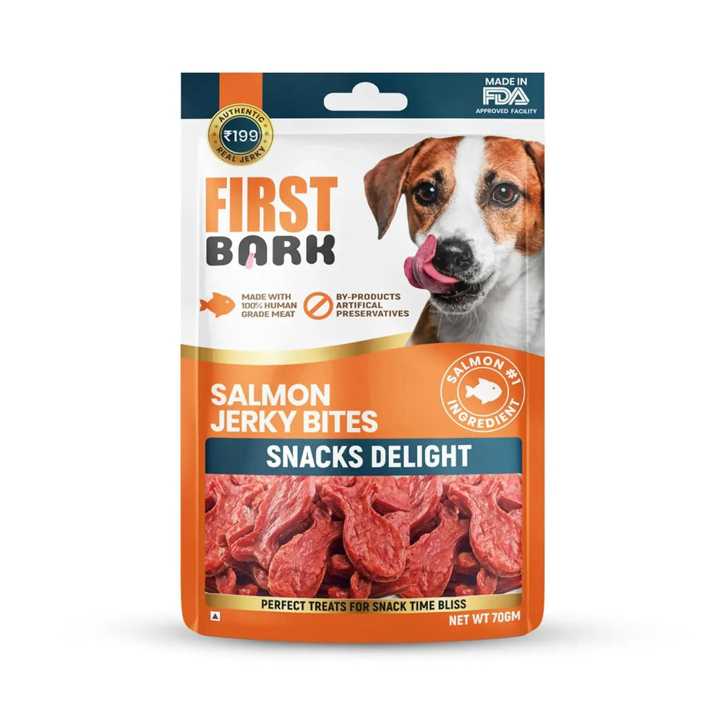 First Bark Salmon Jerky Bites