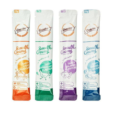 Gnawlers Smooth & Creamy Cat Treat Mix Flavour