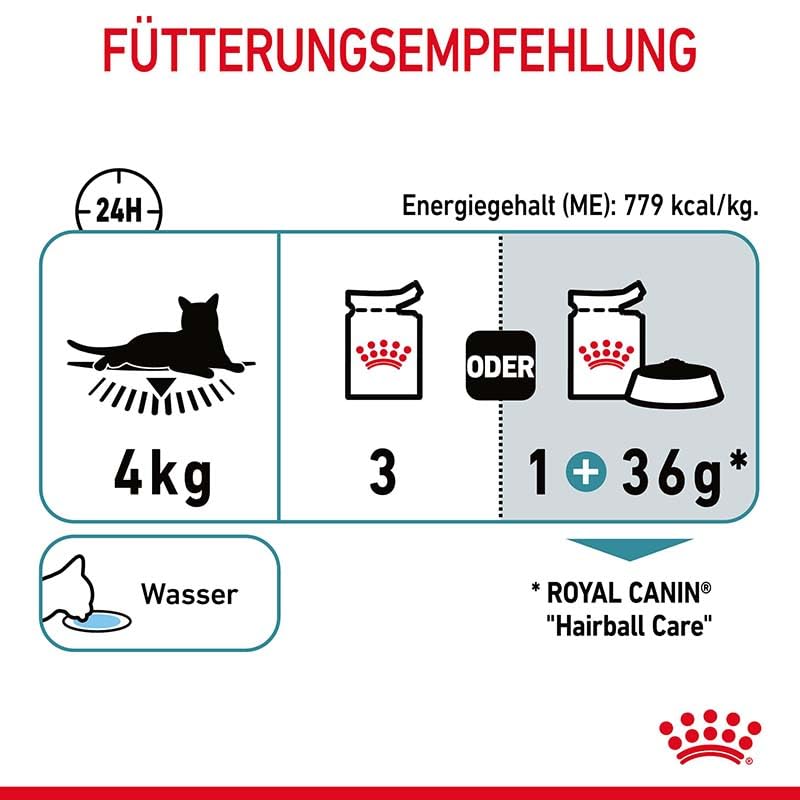 Royal Canin Adult Hairbal Care Gravy Salsa Wet Cat Food Pouches, 10.19 (Pack of 12)