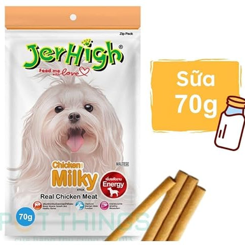 JerHigh Milk Stix Stick Young Adult Dog Treats 70g Pack of 5