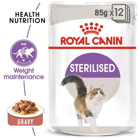 Royal Canin Wet Sterilised Cat Food (Gravy)