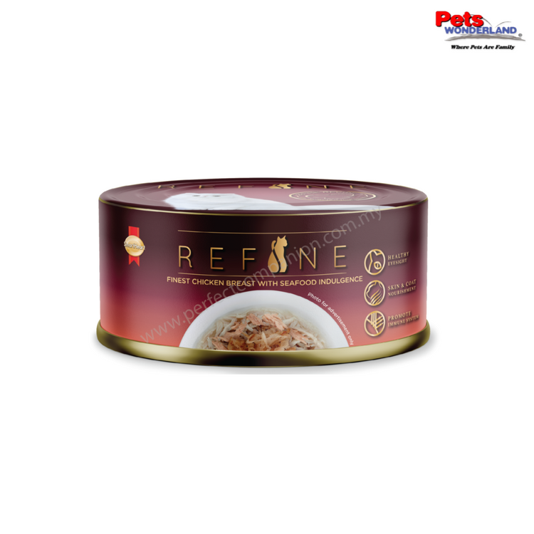 Refine Wet Cat Food (Adult) - Chicken Breast with Seafood Indulgence