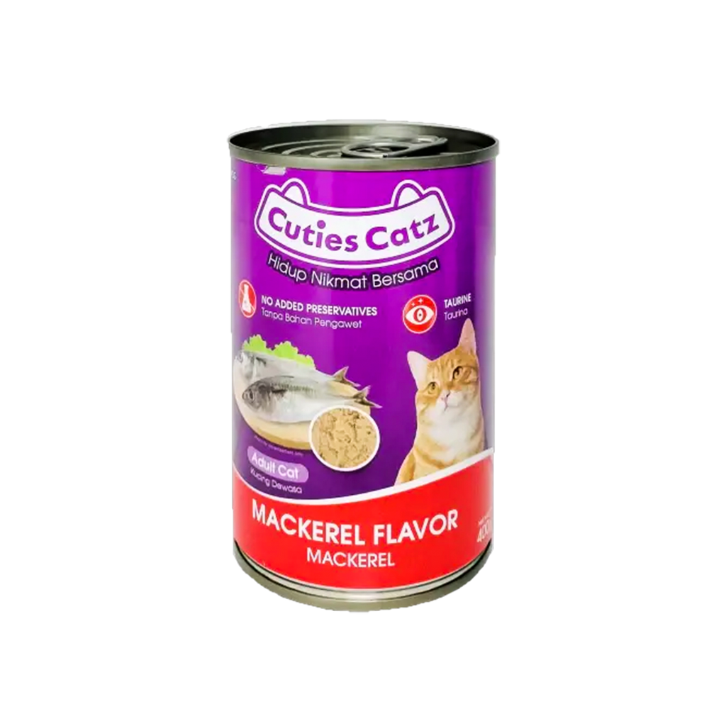 Cuties Catz Wet Cat Food - Mackerel Flavor