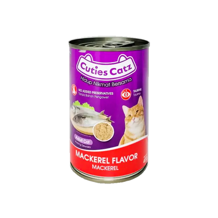 Cuties Catz Wet Cat Food - Mackerel Flavor