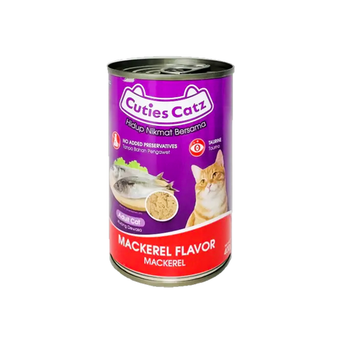 Cuties Catz Wet Cat Food - Mackerel Flavor