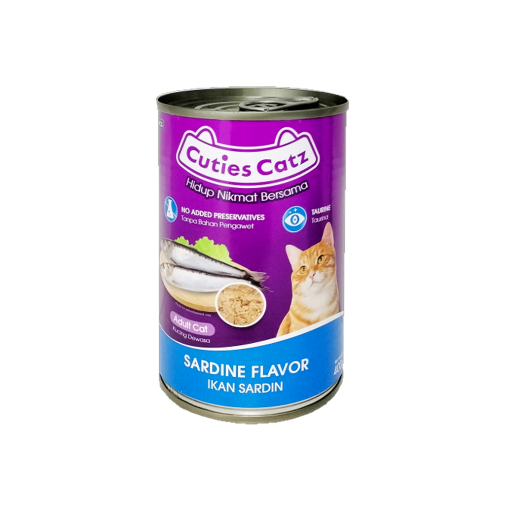 Cuties Catz Wet Cat Food - Sardine Flavor