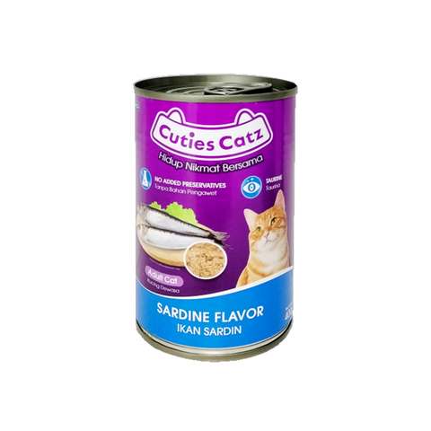 Cuties Catz Wet Cat Food - Sardine Flavor
