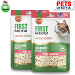 First Meow Salmon Dice pack