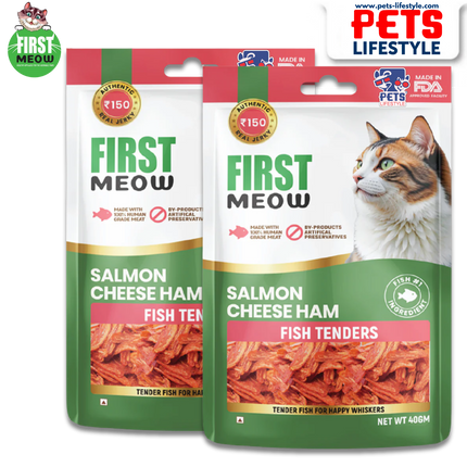 First Meow Salmon Cheese Ham