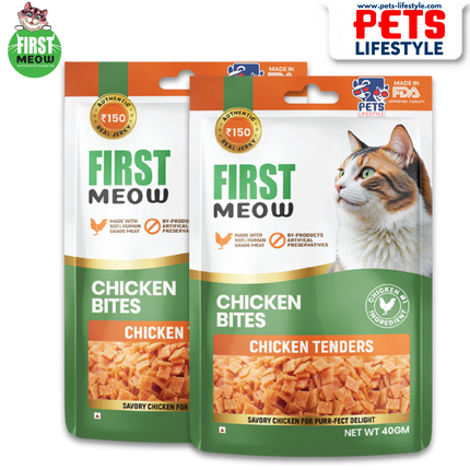 First Meow Chicken Bites pack