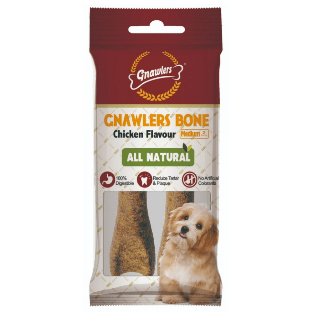 Gnawlers Chicken Bone Small (4.5 inch)