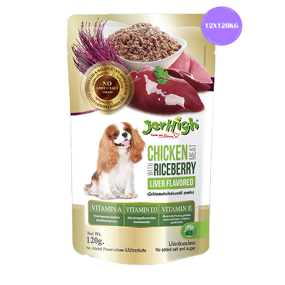 JerHigh Wet Food (Jelly) - Chicken Liver with Riceberry