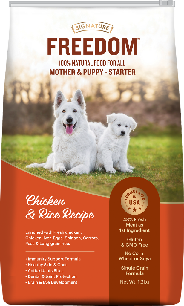 Signature Freedom Starter Mother & Puppy Chicken & Rice