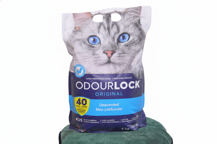 Intersand Odourlock Ultra Premium Unscented Cat Litter – 12kg