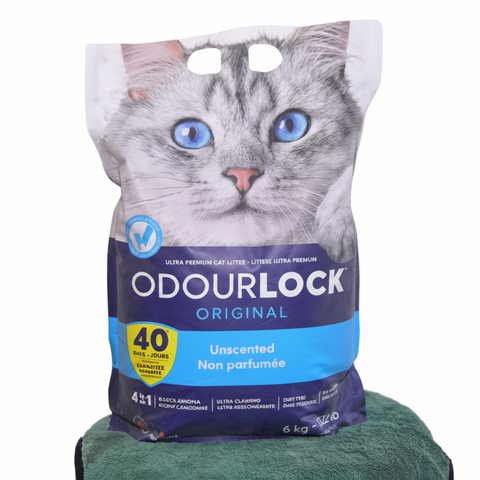 Intersand Odourlock Ultra Premium Unscented Cat Litter – 12kg
