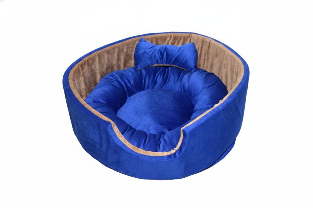 Premium Woven Cotton Rope Pet Bed Basket for Cats & Dogs - Cozy Sleeping Nest