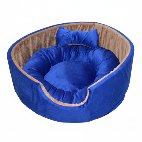 Premium Woven Cotton Rope Pet Bed Basket for Cats & Dogs - Cozy Sleeping Nest