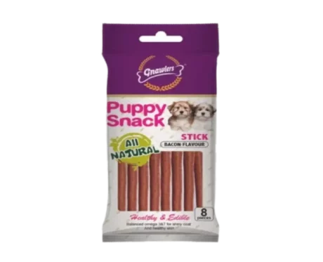 Gnawlers Puppy Snack Stick Bacon Flavour