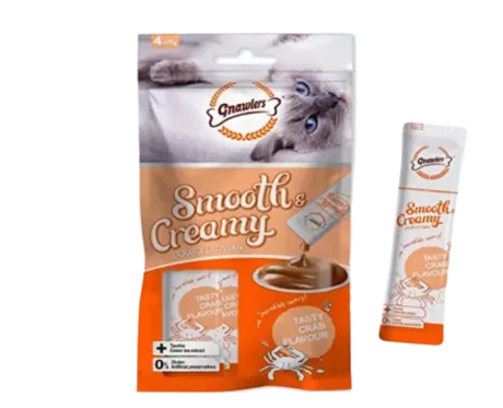 Gnawlers Smooth & Creamy Cat Treat Crab