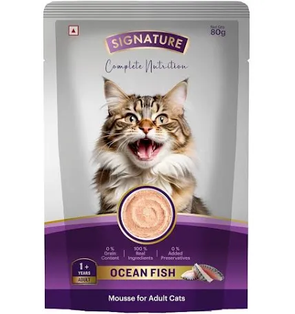 Grain zero ocean fish cat mousse- Adult