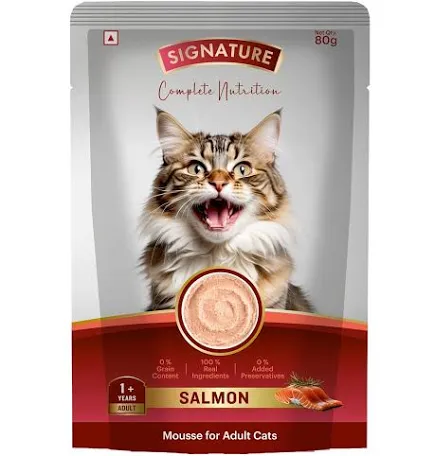 Grain zero salmon cat mousse-Adult