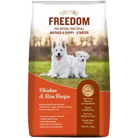 Freedom starter mother& puppy- chicken & rice