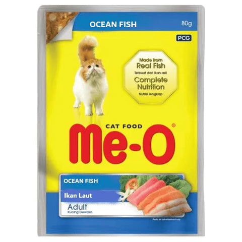 Me-O Wet Cat Food Pouch - Ocean Fish