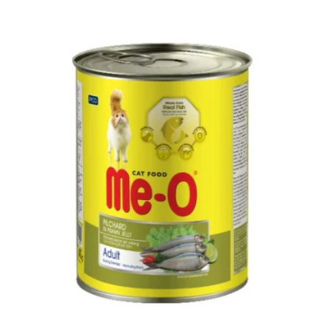 Me-O Tin Wet Cat Food (Kitten) - Pilchards in Prawn Jelly