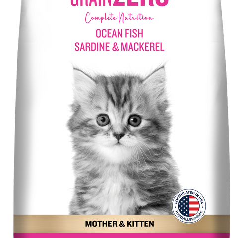 Signature Grain Zero Starter Mother & Kitten Ocean Fish