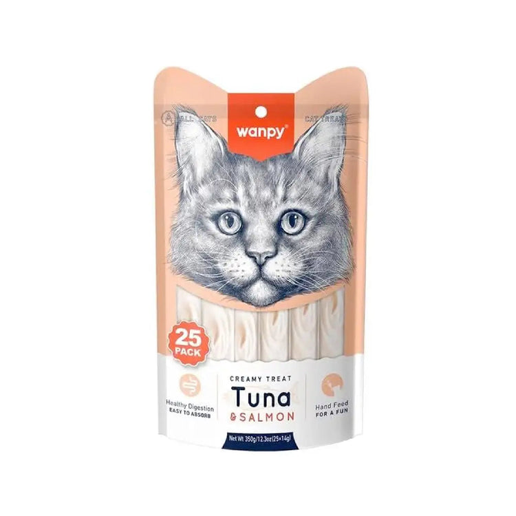 Wanpy Tuna & Salmon 25 Tubes pack