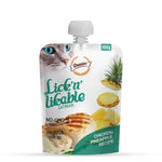 Gnawlers Lick n Lickable Cat Treat Chicken & Pineapple