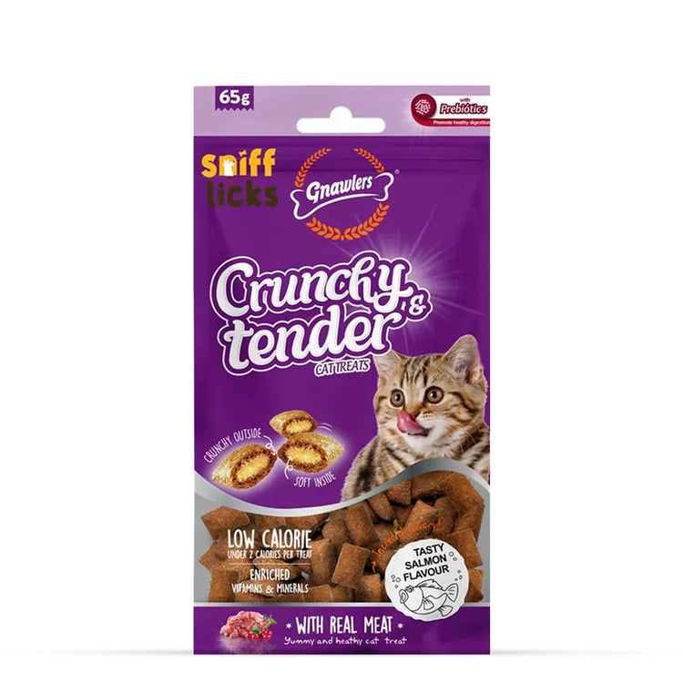 Gnawlers Crunchy Trends Cat Treat Salmon