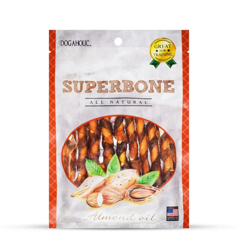Dogaholic Superbone Chicken Stick Dog Treat with Almond Oil Flavour