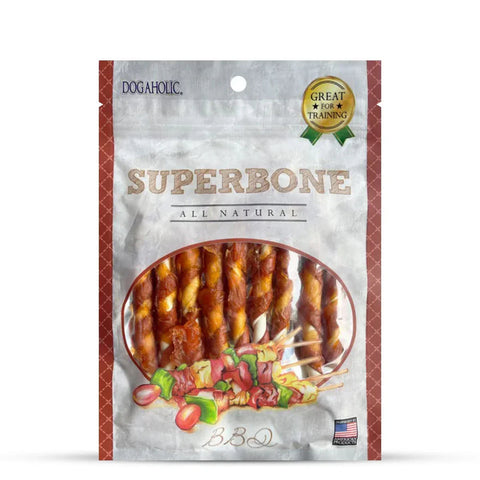 Dogaholic Superbone Chicken Stick Dog Treat with BBQ Flavour