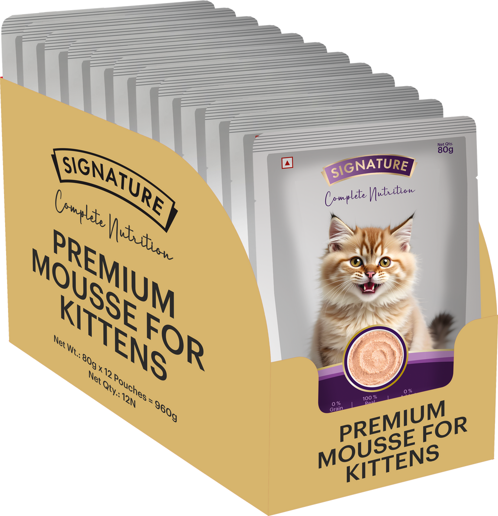 Signature Grain Zero Mousse Kitten Ocean Fish