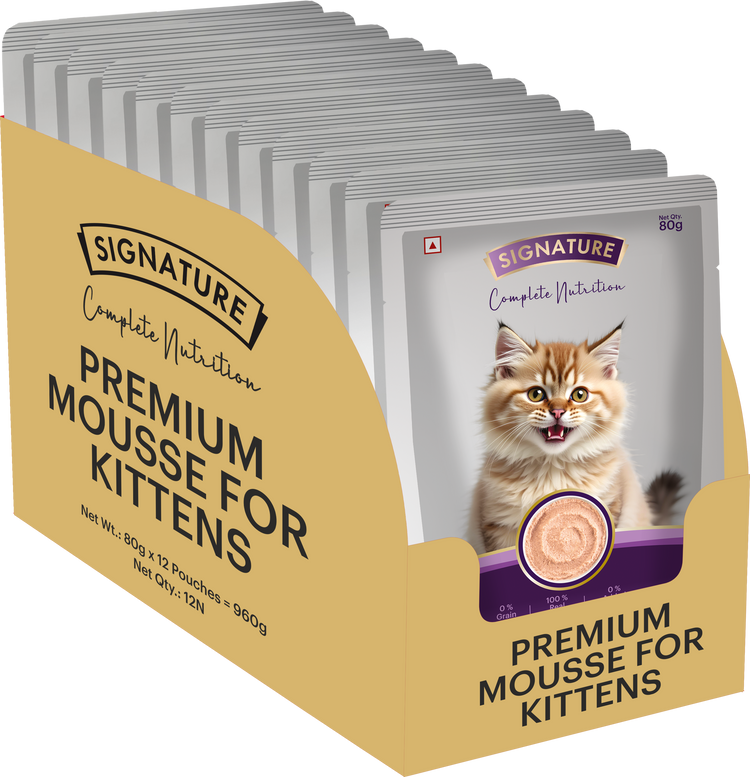 Signature Grain Zero Mousse Kitten Ocean Fish