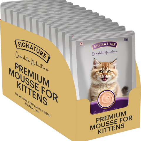 Signature Grain Zero Mousse Kitten Ocean Fish