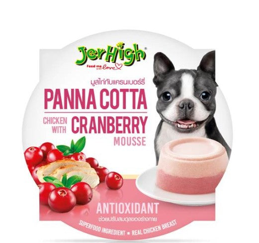 JerHigh Panna Cotta - Cranberry