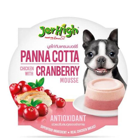 JerHigh Panna Cotta - Cranberry
