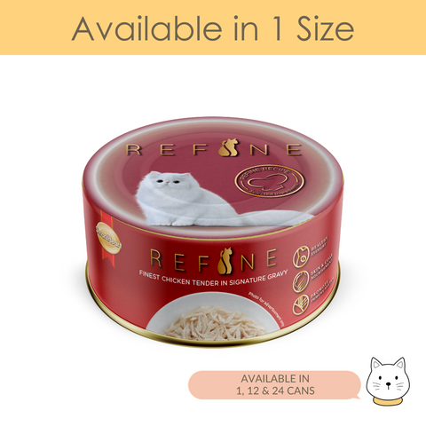 Refine Chicken Tender in Signature Gravy Wet Cat Food